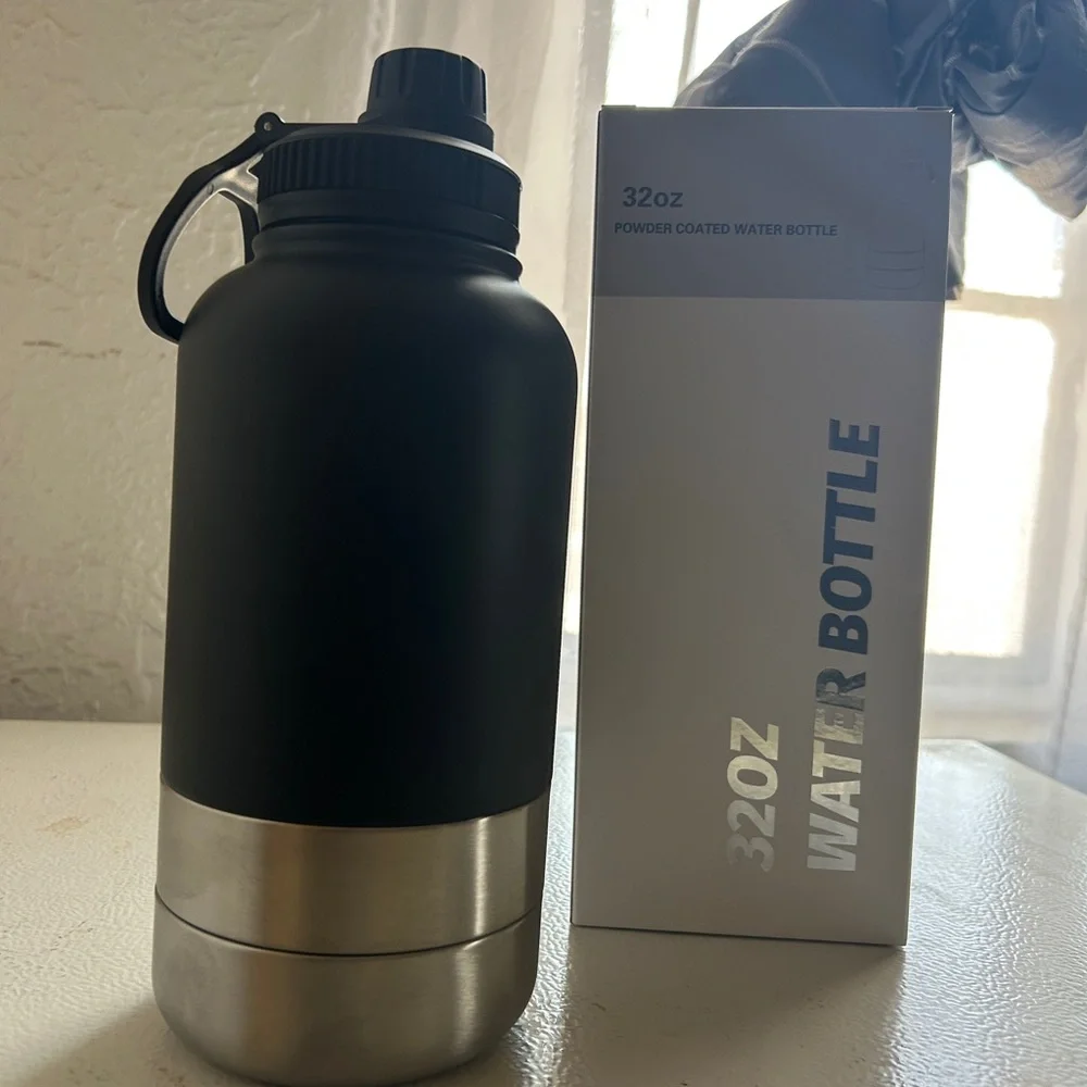 32oz Powder Coated Water Bottle